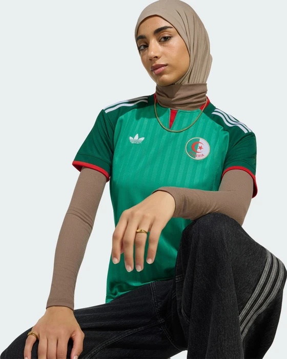 adidas FIFA WM 2026 Algerien Auswärtstrikot kurzarm court green (Damen)