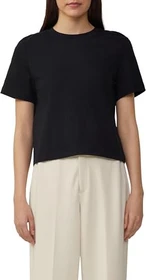 s.Oliver Interlock Crop T-Shirt kurzarm schwarz (Damen)