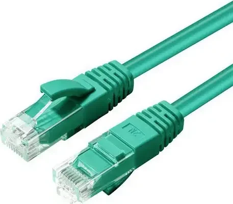 MicroConnect Patchkabel, Cat5e, U/UTP, RJ-45/RJ-45, 0.3m, grün