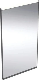 Geberit Option Plus Square Lichtspiegel 40x70x3.5cm, schwarz matt/Aluminium eloxiert
