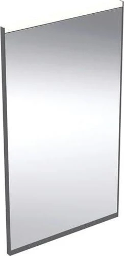 Geberit Option Plus Square Lichtspiegel 40x70x3.5cm, schwarz matt/Aluminium eloxiert