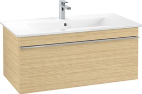 Villeroy & Boch Venticello Waschbeckenunterschrank für Becken mittig 1 Auszug 953x420x477mm nordic oak/chrome