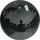 Eurolite Spiegelkugel 30cm schwarz (50120058)