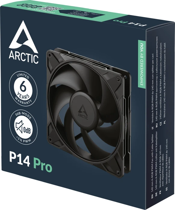 ARCTIC P14 Pro schwarz, 140mm