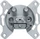 Berker Antennen-Steckdose 4Loch 2x SAT, TV, FM, Einzeldose (459410)
