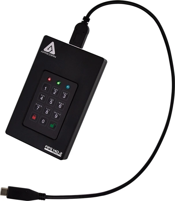 Apricorn Aegis Fortress L3, 2TB, USB 3.0 Micro-B