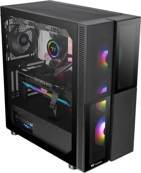 Thermaltake Telesto, schwarz, Core i5-12600, 16GB RAM, 1TB SSD, GeForce RTX 3080
