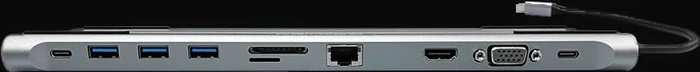 LC-Power USB-C 8-in-1 Multiport Hub, USB-C 3.0 [Stecker]