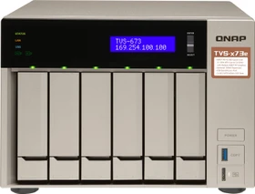 QNAP TVS-673e-8G 15TB, 8GB RAM, 4x RJ-45 1000Base-T, 4x USB-A 3.0