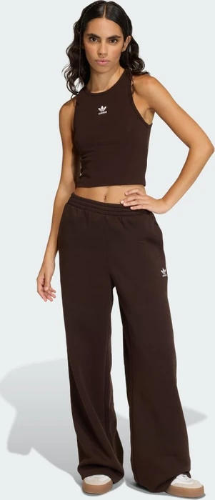 adidas Essentials Ribbed Funktionsshirt ärmellos aurora coffee (Damen)