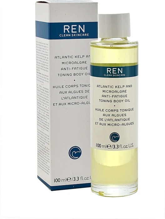 REN Clean Skincare Atlantic Kelp And Microalgae Anti-Fatigue Toning Body Oil, 100ml