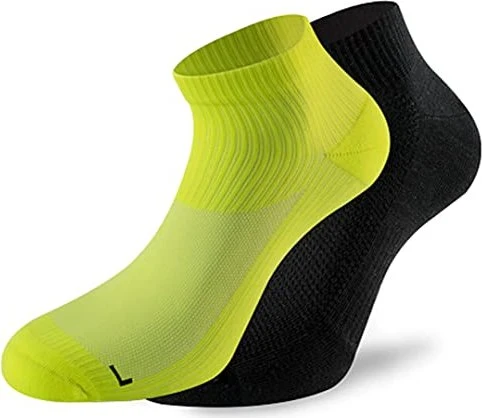 Lenz Running 3.0 Laufsocken neon yellow/black, 2 Paare