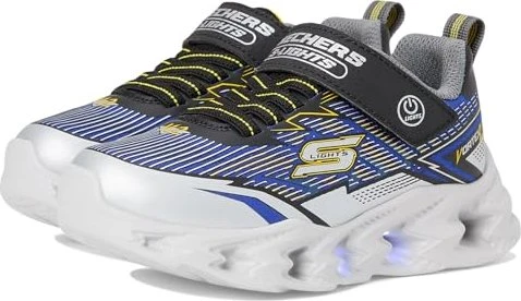 Skechers S-Lights Vortex 2.0 Veltrox silber/schwarz (Junior)