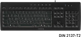 Cherry Stream 3.0 schwarz, Europa T2 DIN2137, USB, DE