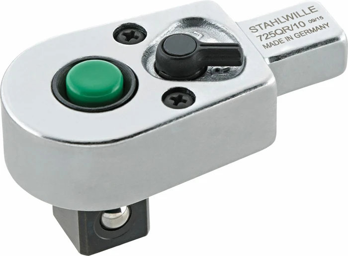 Stahlwille 725QR Einsteck-Ratsche Steckschlüssel-Adapter 9x12mm, 1/2"