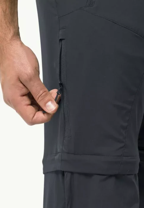 Jack Wolfskin Glastal Zip Away Zip-Off Hose lang phantom (Herren)