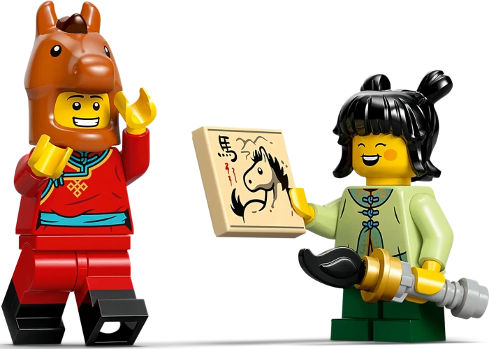 LEGO Leinwand mit Galoppierenden Pferden