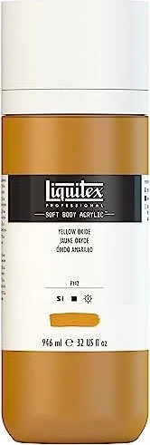 Liquitex Professional Soft Body Acrylic yellow oxide, 946ml
