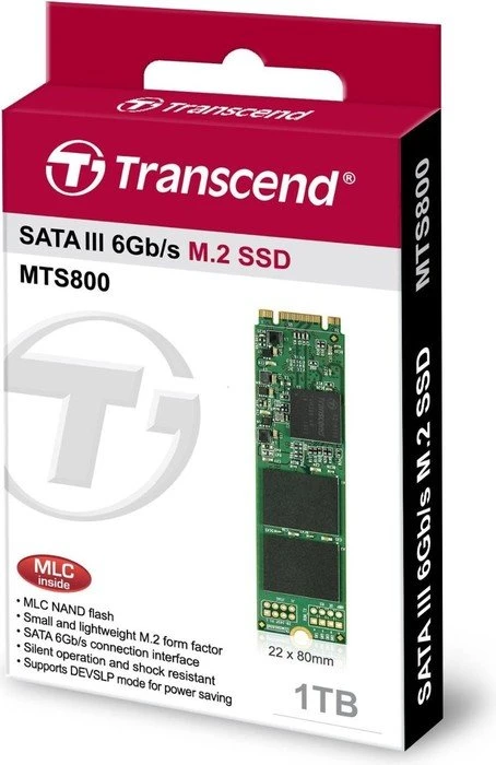 Transcend MTS800 SSD 1TB, M.2 2280 / B-M-Key / SATA 6Gb/s