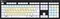 LogicKeyboard Nero Slim Line Dyslexie Keyboard PC, USB, UK Vorschaubild