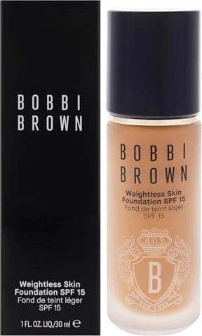 Bobbi Brown Weightless Skin Foundation W-038 warm almond LSF15, 30ml
