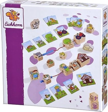 Eichhorn Fädelspiel 13-tlg.