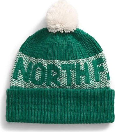 The North Face Retro Cabin Beanie evergreen/white dune