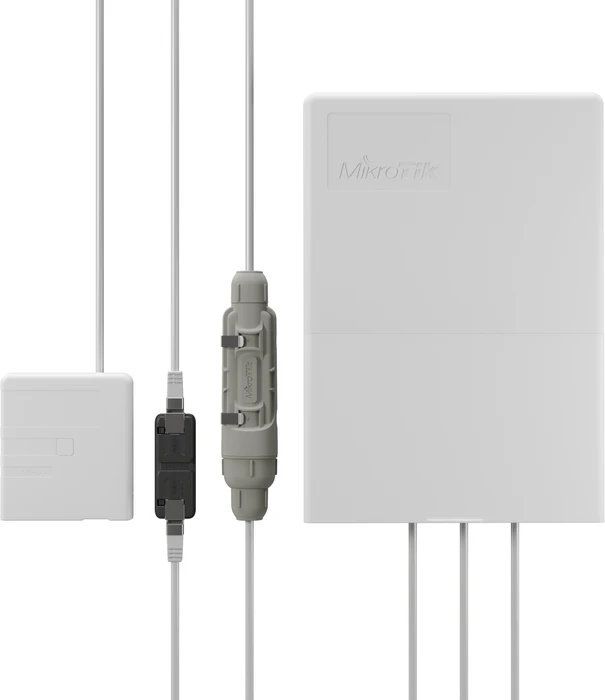 MikroTik Wallmount Gigabit LAN-Konverter, 2x RJ-45, 1x SFP, PoE PD