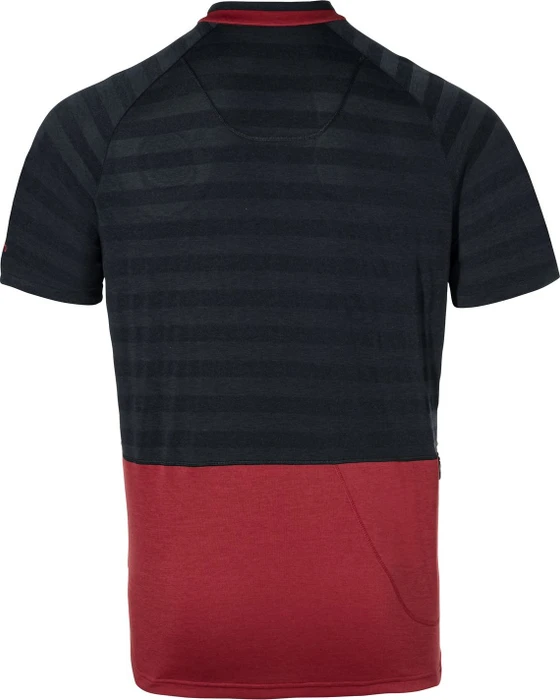 Vaude Tamaro III Trikot kurzarm black/carmine (Herren)