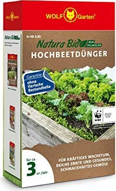 Wolf-Garten Natura Bio N-HB Hochbeetdünger, 850g