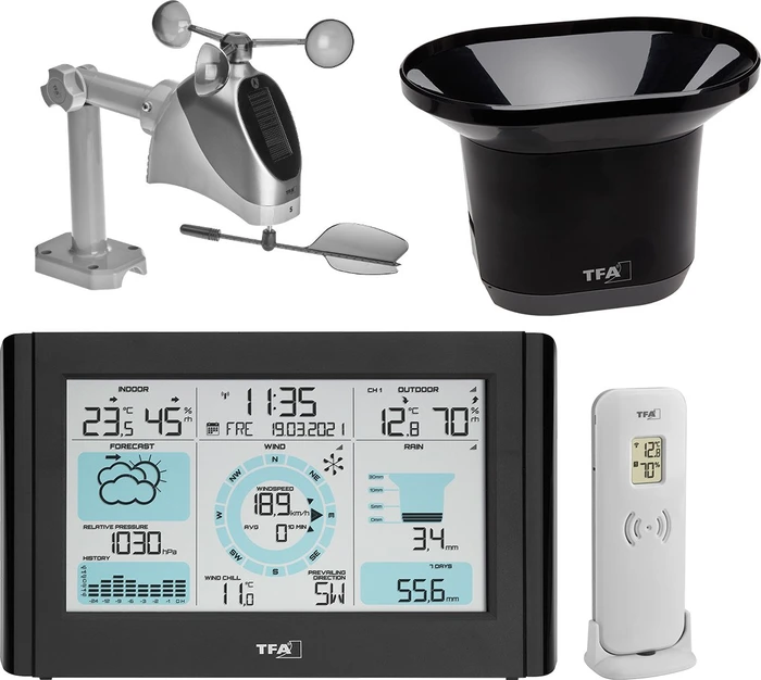 TFA Dostmann Weather Pro Funkwetterstation, digital