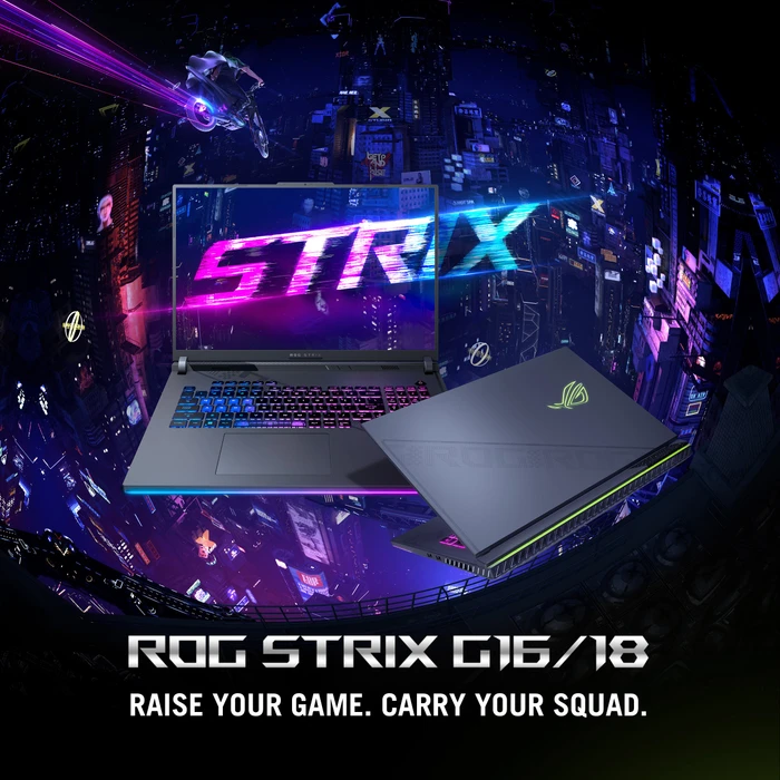 ASUS ROG Strix G18 (2023) G814JV-N6062W, Eclipse Gray, Core i7-13650HX, 16GB RAM, 1TB SSD, GeForce RTX 4060, DE