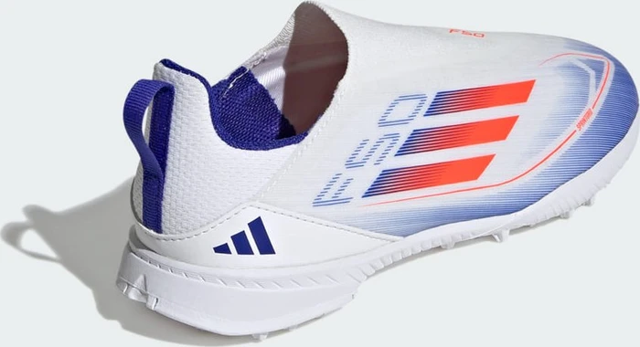 adidas F50 League Laceless TF cloud white/solar red/lucid blue (Junior)