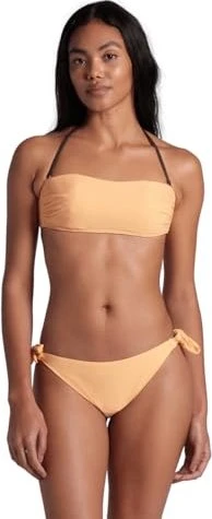 Arena Pro_File Bandeau Bikini-Set salmon pink/sepia (Damen)