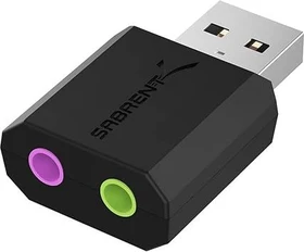 Sabrent USB External Stereo 3D Sound Adapter