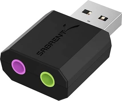 Sabrent USB External Stereo 3D Sound Adapter