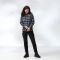 Fjällräven Övik Flannel Hemd langarm dark navy (Damen) Vorschaubild