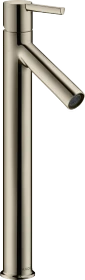 Hansgrohe Axor Starck Einhebel-Waschtischmischer 250 mit Hebelgriff für Aufsatzwaschtische mit Ablaufgarnitur polished nickel