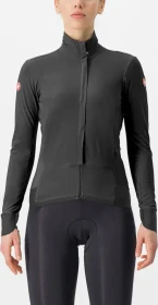 Castelli Alpha Flight RoS Fahrradjacke light black/black reflex (Damen)