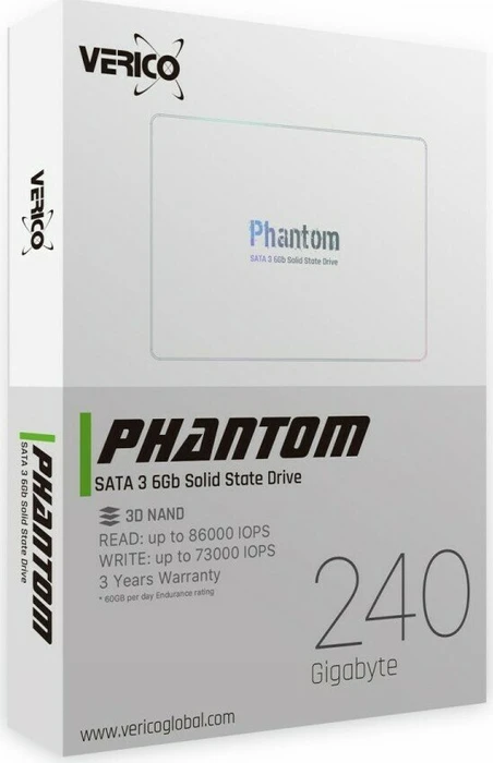 Verico Phantom SSD 240GB, 2.5" / SATA 6Gb/s