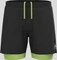 Odlo Zeroweight 5 Inch 2in1 Fahrradhose kurz black/sharp green (Herren) Vorschaubild