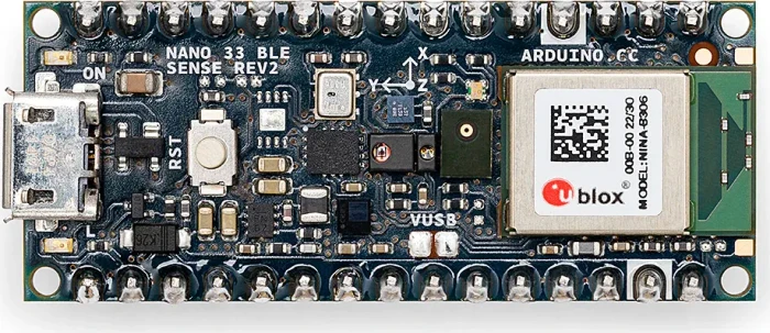Arduino Nano 33BLE Sense Rev2 mit Header
