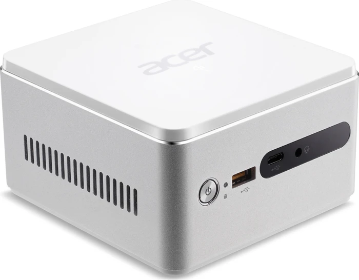 Acer Revo Cube weiß, weiß/silber, Celeron 3865U, 4GB RAM, 128GB SSD