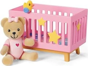 Zapf creation BABY born Minis - Laufstall mit Teddy
