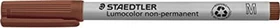 Staedtler Lumocolor 315 non-permanent braun, 10er-Pack