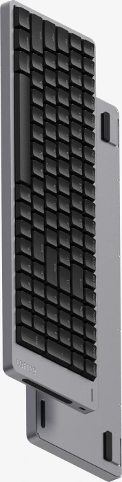 Lofree Flow 2 100, Space Black, LEDs weiß, Kailh LOW PROFILE Pulse, USB/Bluetooth, US