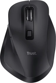 Trust Fyda Rechargeable Wireless Comfort Mouse schwarz, ECO zertifiziert, USB