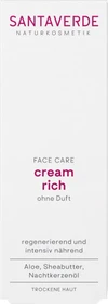 Santaverde Aloe Vera rich ohne Duft Gesichtscreme, 30ml