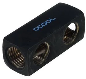 Alphacool HF Anschlussverteiler 5-Fach G1/4", schwarz