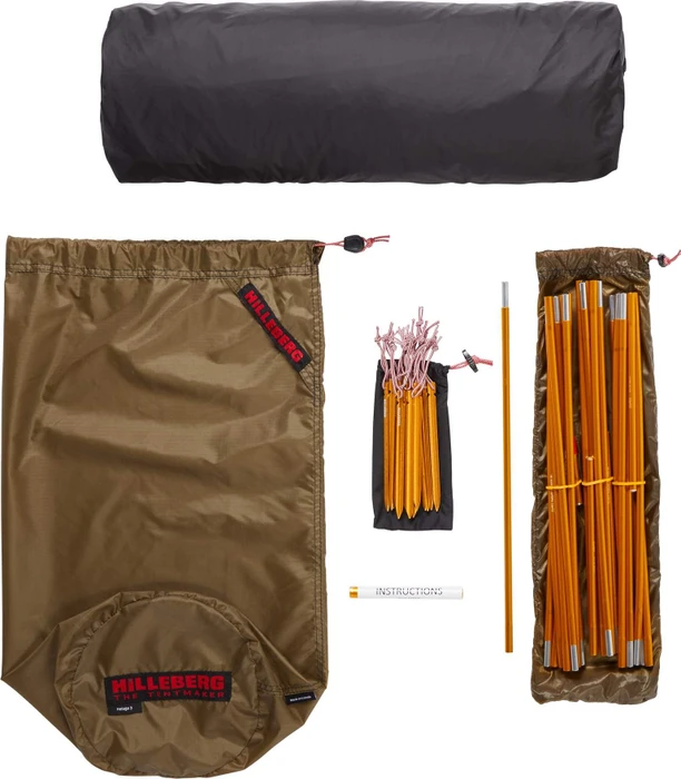 Hilleberg Helags 3 Tunnelzelt sand